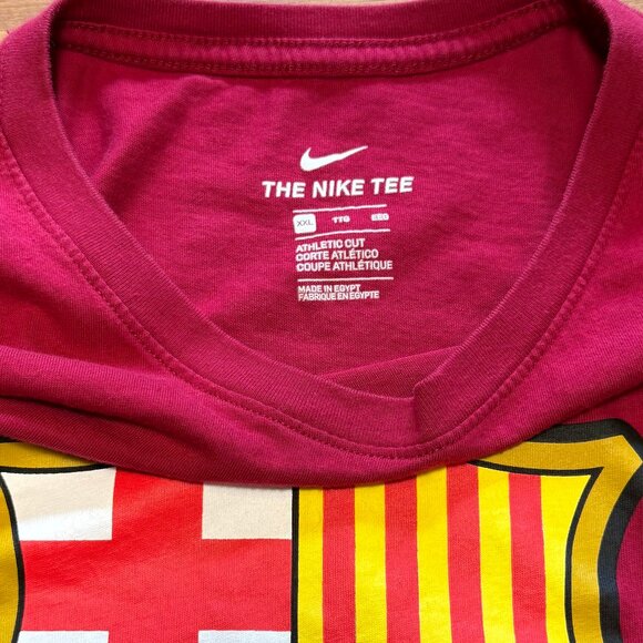 Nike FC Barcelona FCB Athletic Cut Shirt XXL - Picture 3 of 7